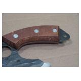 Carbon Steel Finger Hole Belt Knife