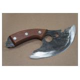 Carbon Steel Finger Hole Belt Knife