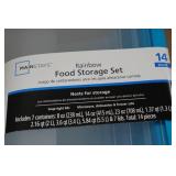 14-Piece Rainbow Food Storage Set