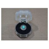 Turquoise Silver Tone Ring