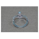 Turquoise Silver Tone Ring