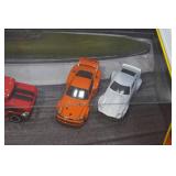 Hot Wheels Horizon Hauler with Porsche, Datsun and Toyota Cars