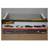 Hot Wheels Horizon Hauler with Porsche, Datsun and Toyota Cars