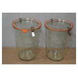 *2* Weck 3/4L Mold Canning Jars