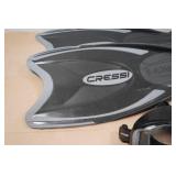 Cressi Adult Rondine Palau Fin Snorkel Set -Fin Size L/XL