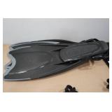 Cressi Adult Rondine Palau Fin Snorkel Set -Fin Size L/XL