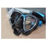 Cressi Big Eyes Evolution & Alpha Ultra Dry Snorkel Set