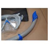 Cressi Adult Blulove Snorkel Set -Fin Size ML/XL