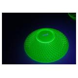 Assorted Green Depression Glass Pieces - Some Uranium