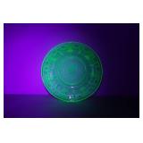 Assorted Green Depression Glass Pieces - Some Uranium