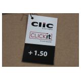 *3* Clic Magnetic Reading Glasses +1.50