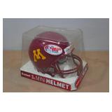 Signed Minnesota Gopher Mini Helmet -Marion Barber III, Laurence Maroney