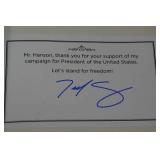 Signed Ted Cruz Book A Time for Truth: Reigniting the Promise of America