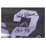 Signed MN Vikings Poster -Paul Krause