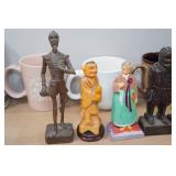 Assorted Collectables - Figures, Steins, Dishes