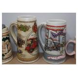 Assorted Collectables - Figures, Steins, Dishes