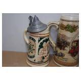 Assorted Collectables - Figures, Steins, Dishes