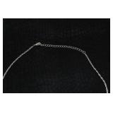 Silver Toned Buffalo Nickel Coin Pendant Turquiose Necklace