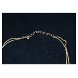 Indian Head Cent Coin and Dream Catcher Pendant Double Chain Necklace