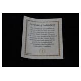 Indian Head One Cent Coin and Arrow Head Pendant Necklace