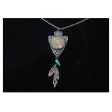 *2* Coin Arrow Head Pendant Necklaces