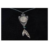 *2* Coin Arrow Head Pendant Necklaces