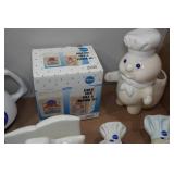 Assorted Pillsbury Doughboy Collectors Pieces