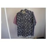 *9* Short Sleeve Button Up Men