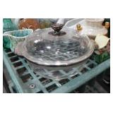 Glass Collectables - Fire King Lidded Bowl, Lefton Piggy Bank