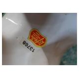 Glass Collectables - Fire King Lidded Bowl, Lefton Piggy Bank