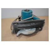 Assorted Tools -Multi-Purpose Cutter Tool, Pillow, EFCO Sharpener, Hex Drive Sockets, Makita Saw