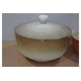 Assorted Glassware - Fire King, Golden Wheat Set