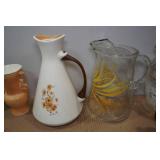 Assorted Glassware - Fire King, Golden Wheat Set