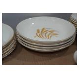 Assorted Glassware - Fire King, Golden Wheat Set