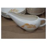 Assorted Glassware - Fire King, Golden Wheat Set