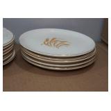 Assorted Glassware - Fire King, Golden Wheat Set