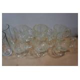 Assorted Glassware - Fire King, Golden Wheat Set