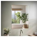 Gatco Flush Mount EZ Hanging 31.5" Frameless Mirror