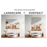 Gatco Flush Mount EZ Hanging 31.5" Frameless Mirror