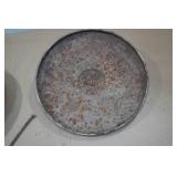 Large Assortment - Hub Caps, Tools, Leather Purse, Vintage Spring Horse