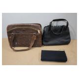 Large Assortment - Hub Caps, Tools, Leather Purse, Vintage Spring Horse