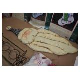 Large Assortment - Hub Caps, Tools, Leather Purse, Vintage Spring Horse