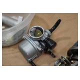 Large Assortment - Hub Caps, Tools, Leather Purse, Vintage Spring Horse