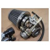 Large Assortment - Hub Caps, Tools, Leather Purse, Vintage Spring Horse