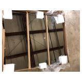 Glacier Bay 36.4 in. W x 30.2 in. H Rectangular Medicine Cabinet with Mirror in White with Adjustable Shelves  Customer Returns See Pictures