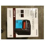 WeWarm Electric 6 Element Infrared Space Heater Black Plastic    Customer Returns See Pictures