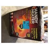 HANDY HEATER 1200-Watt Electric Oscillating Ceramic Parabolic Space Heater Customer Returns See Pictures