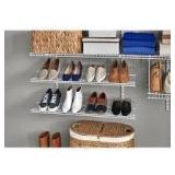 Lot of Everbilt Decorative Adjustable Shoe Shelf Kit Customer Returns See Pictures