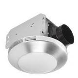 HOMEWERKS 80 CFM Light & Fit Ceiling Mount Bathroom Exhaust Fan with LED Light Customer Returns See Pictures