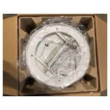 HOMEWERKS 80 CFM Light & Fit Ceiling Mount Bathroom Exhaust Fan with LED Light Customer Returns See Pictures